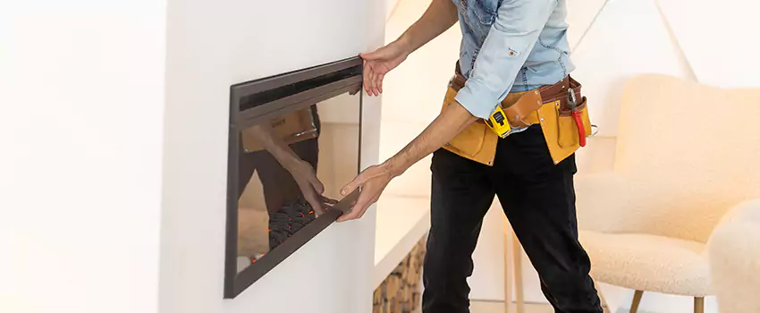 Metal Fireplace Installation in Beaumont, Texas