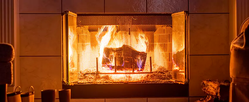 Mendota Hearth Landscape Fireplace Installation in Beaumont, Texas