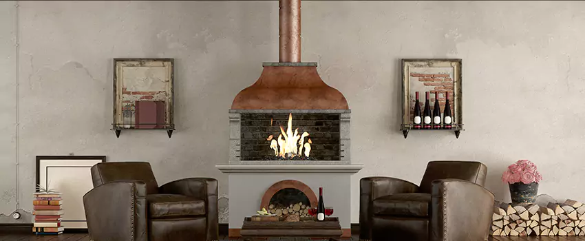 Thelin Hearth Products Providence Pellet Insert Fireplace Installation in Beaumont, TX