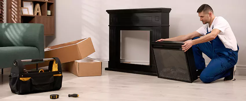 Old Rusted Metal Fireplace Repair And Replacement in Beaumont, TX