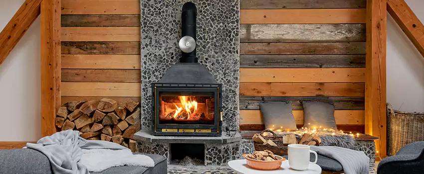 Thelin Hearth Products Direct Vent Gas Stove Fireplace Inspection in Beaumont, Texas